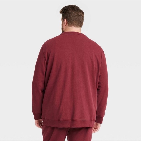 Houston White Adult Red Crewneck Pullover Sweatshirt/ Size: X-Large - Picture 3 of 4